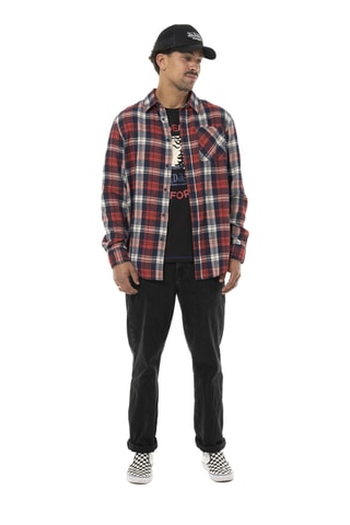 Sobrecamisa - Rojo, negro y azul