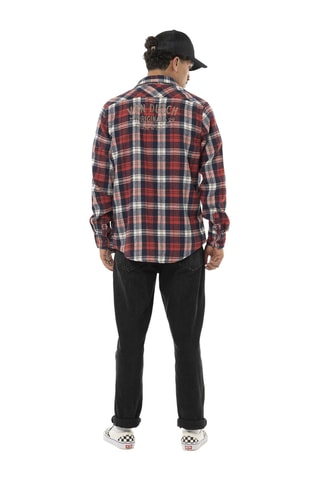 Sobrecamisa - Rojo, negro y azul