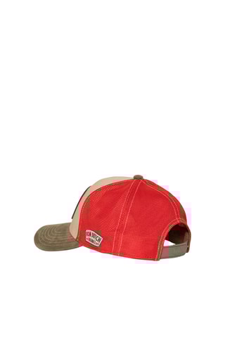 Gorra - Caqui, verde y rojo
