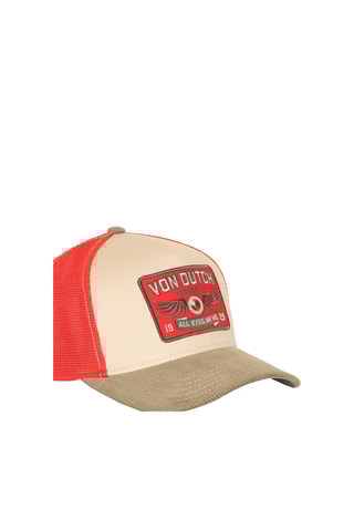 Gorra - Caqui, verde y rojo