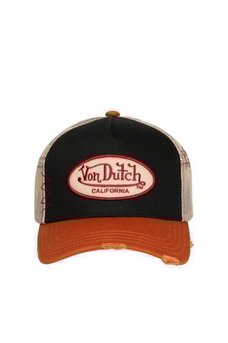 Gorra - Marrón y negro