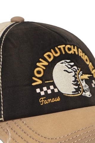 Gorra - Gris, negro y beige