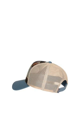 Gorra - Azul, beige y negro