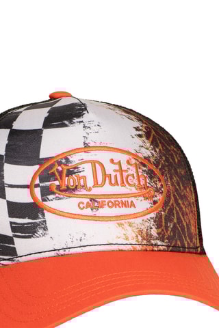 Gorra - Negro, blanco y naranja