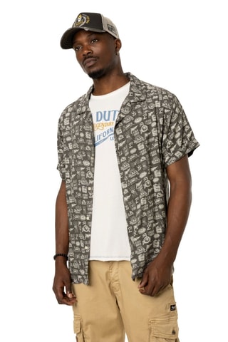 Camisa - Blanco y verde