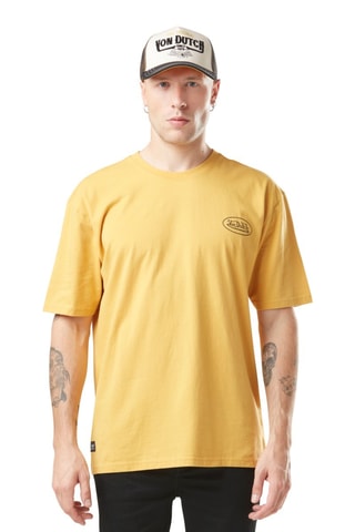 Camiseta relaxed - Negro y amarillo