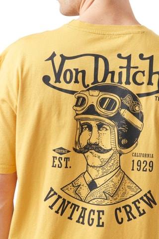 Camiseta relaxed - Negro y amarillo