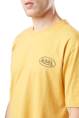 Camiseta relaxed - Negro y amarillo