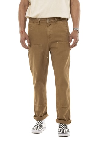 Pantalón recto - Camel