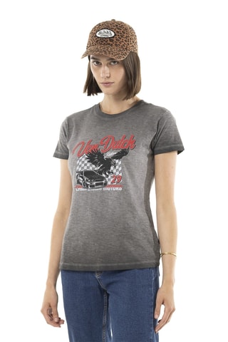 Camiseta - Negro, rojo y blanco