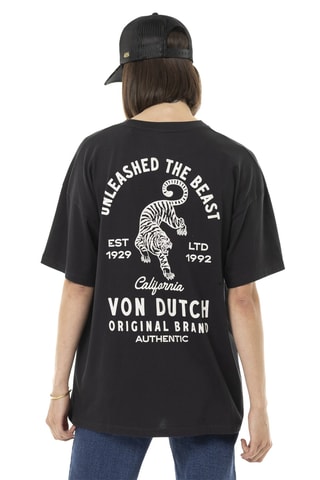 Camiseta relaxed - Negro y blanco