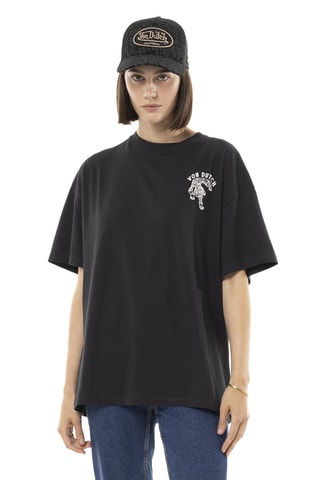 Camiseta relaxed - Negro y blanco