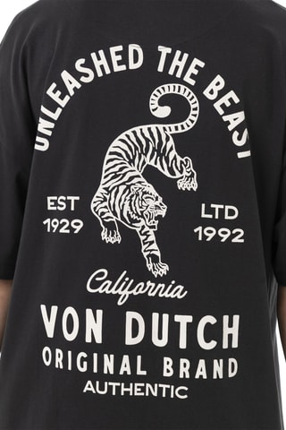 Camiseta relaxed - Negro y blanco