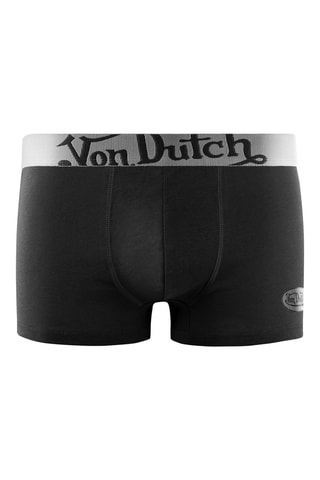 3 boxers - Kaki, noir et bleu