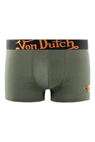 3 boxers - Kaki, noir et bleu