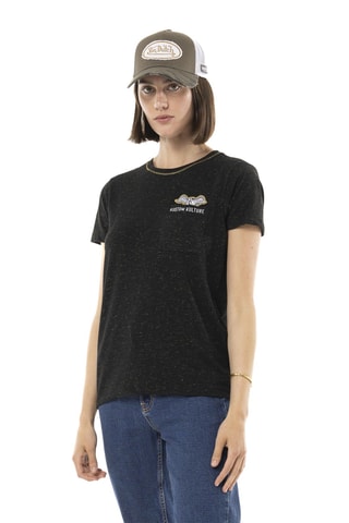 Camiseta regular - Negro, blanco y amarillo