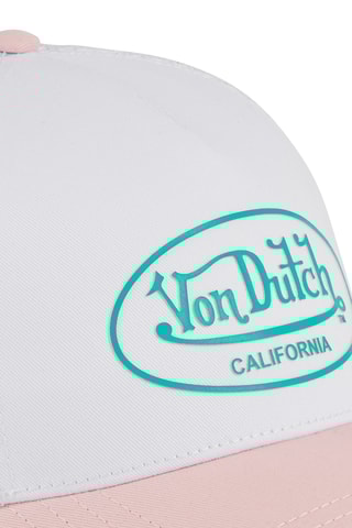Gorra - Blanco, rosa y azul