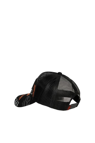 Gorra - Negro, blanco y naranja