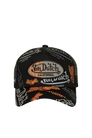 Gorra - Negro, blanco y naranja