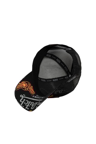 Gorra - Negro, blanco y naranja