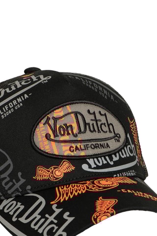 Gorra - Negro, blanco y naranja