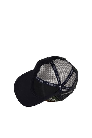 Gorra - Negro, caqui y rojo