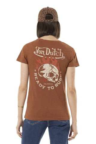 Camiseta regular - Marrón