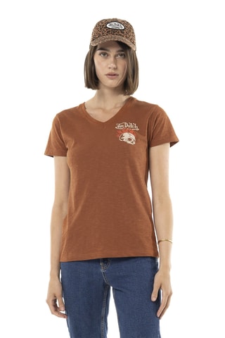 Camiseta regular - Marrón