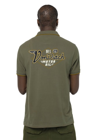 Polo - Caqui y negro