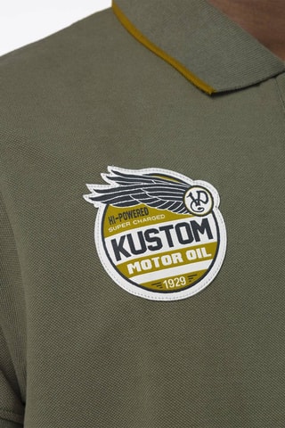 Polo - Caqui y negro