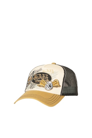 Gorra - Amarillo, turquesa y marrón