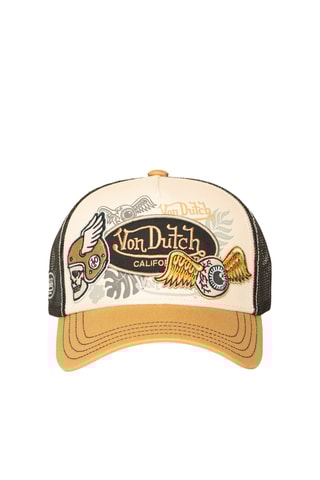 Gorra - Amarillo, turquesa y marrón