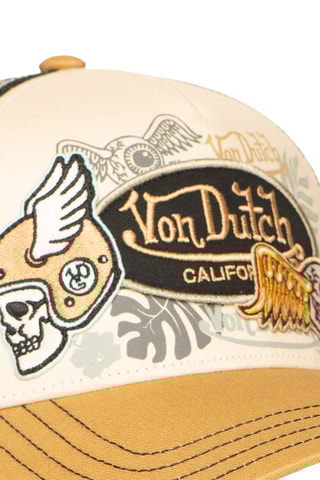 Gorra - Amarillo, turquesa y marrón