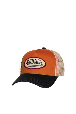 Gorra - Negro, blanco y beige