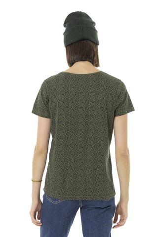 Camiseta - Caqui, negro y verde