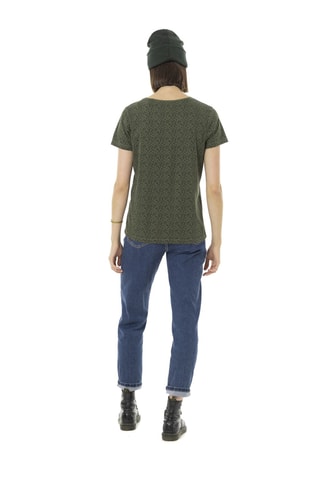 Camiseta - Caqui, negro y verde