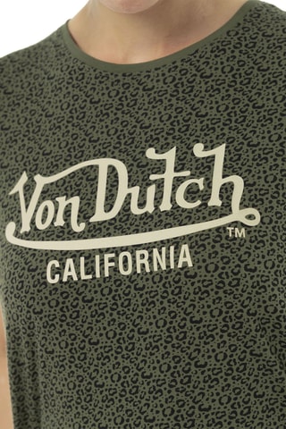 Camiseta - Caqui, negro y verde