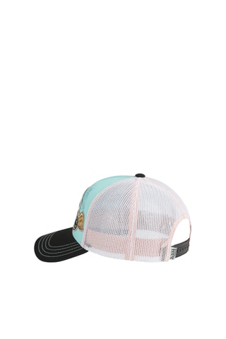 Gorra - Negro, turquesa y rojo