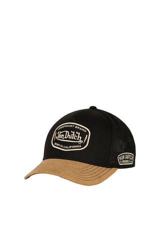 Gorra - Negro y beige