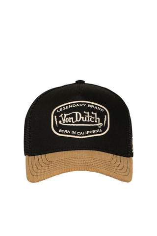 Gorra - Negro y beige