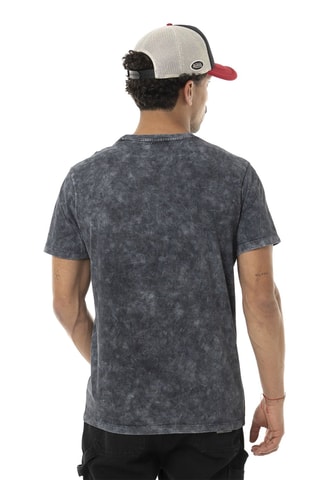 Camiseta regular - Gris, amarillo y negro