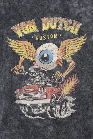 Camiseta regular - Gris, amarillo y negro