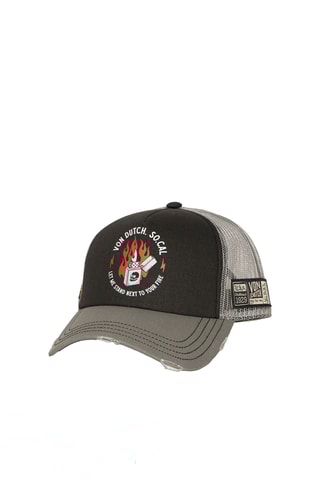 Gorra - Negro, gris y blanco