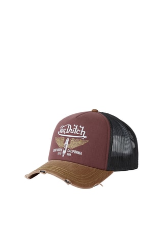 Gorra - Azul, burdeos y negro