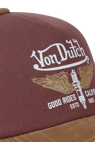 Gorra - Azul, burdeos y negro