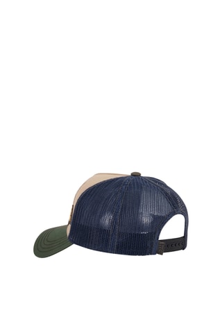 Gorra - Caqui, azul marino y blanco