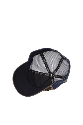 Gorra - Caqui, azul marino y blanco