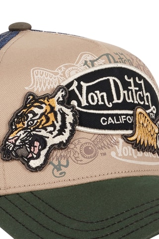 Gorra - Caqui, azul marino y blanco