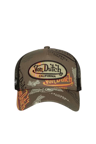 Gorra - Caqui, negro y verde