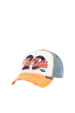 Gorra vaquera - Blanco, azul y amarillo
